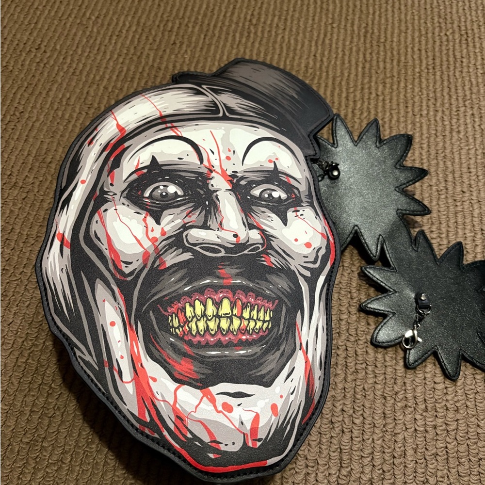 Terrifier art the clown official creature cosmetics bag